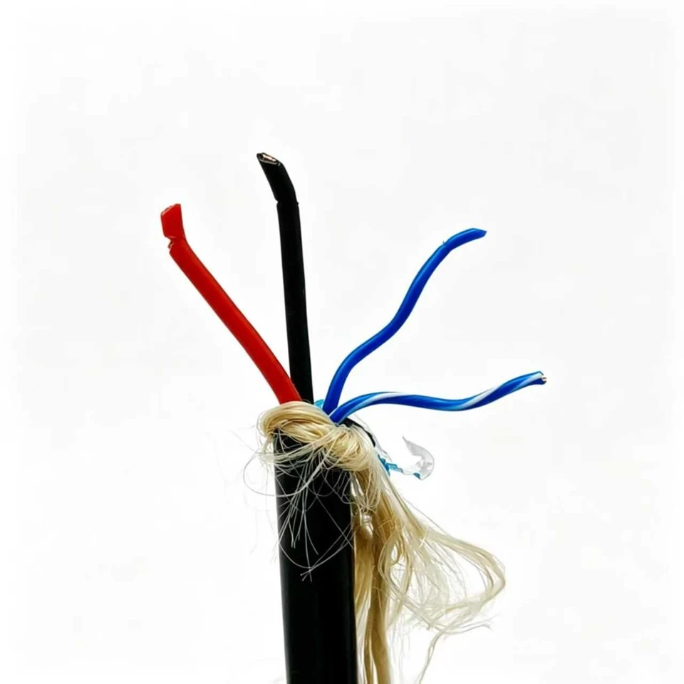 Durable 4 Core Submersible Cable Bare Copper PE Insulation TPU Jacket Waterproof For Marine & Underwater Robot suppliers